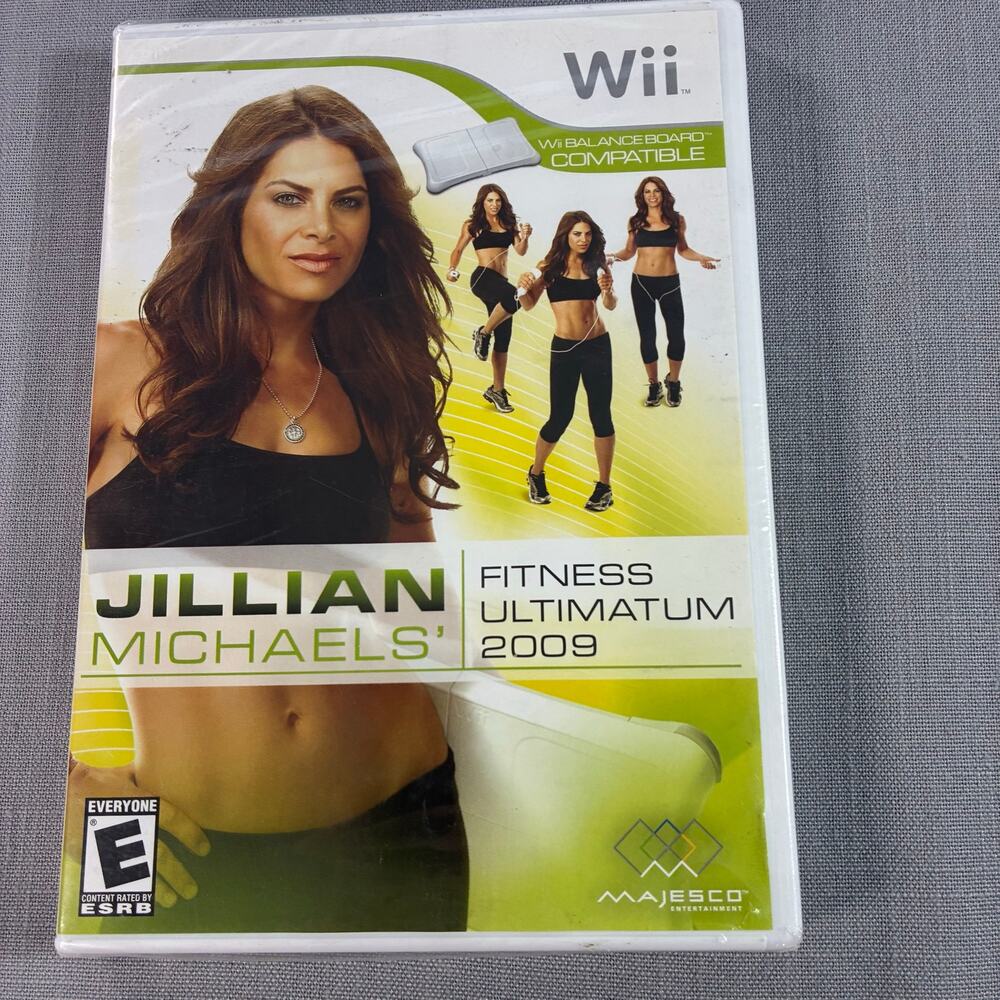 Factory Sealed Jillian Michaels Fitness Ultimatum 2009 Nintendo Wii Game New
